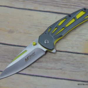 8 INCH MTECH SPRING ASSISTED TACTICAL KNIFE WITH POCKET CLIP