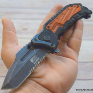 8.25 INCH MTECH XTREME TACTICAL SPRING ASSISTED KNIFE WITH POCKET CLIP MX-A851BWS