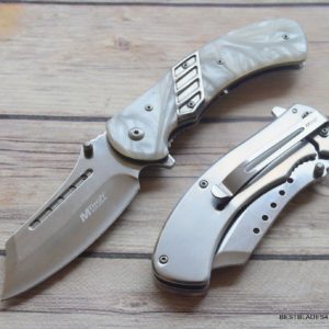 8.25 INCH MTECH SPRING ASSISTED TACTICAL KNIFE WITH POCKET CLIP