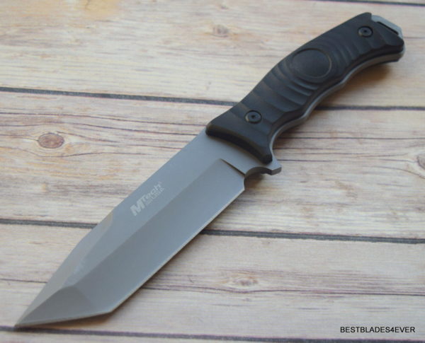 MTECH 4MM THICK BLADE FULL TANG FIXED BLADE HUNTING SURVIVAL KNIFE ...