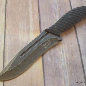 MTECH XTREME BLACK G10 HANDLE FIXED BLADE KNIFE 10.5 INCH OVERALL NYLON SHEATH