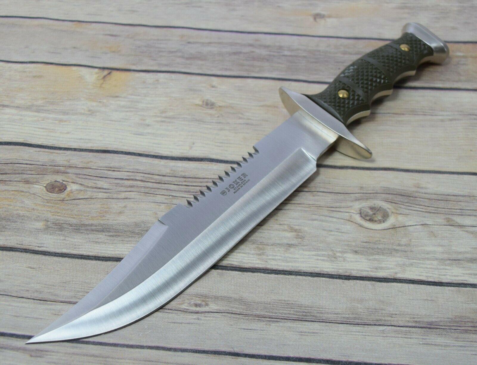 JOKER KNIVES MADE IN SPAIN FIXED BLADE BIG BOWIE HUNTING KNIFE