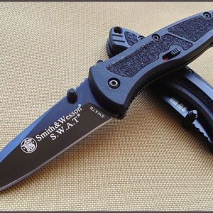 SMITH & WESSON SWAT TACTICAL SPRING ASSISTED KNIFE SAFETY LOCKING MECH WITH CLIP SWATB