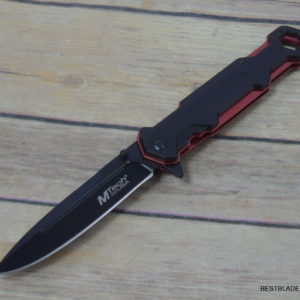 8.5 INCH MTECH TACTICAL SPRING ASSISTED KNIFE WITH POCKET CLIP