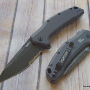 KERSHAW “LINK” BLACK WASH SERIES ASSISTED OPEN POCKET KNIFE “MADE IN USA”