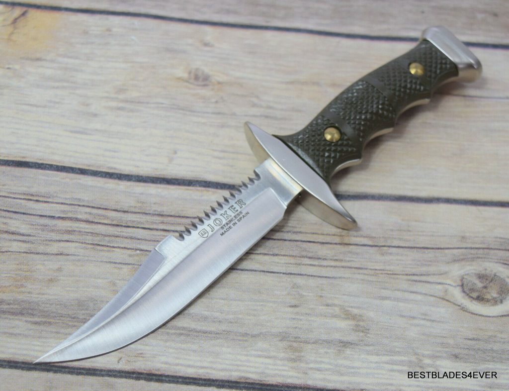 JOKER KNIVES MADE IN SPAIN SMALL FIXED BLADE HUNTING KNIFE WITH CAMO ...