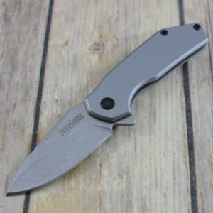 KERSHAW SMALL VALVE SPRING ASSISTED KNIFE WITH POCKET CLIP RAZOR SHARP BLADE