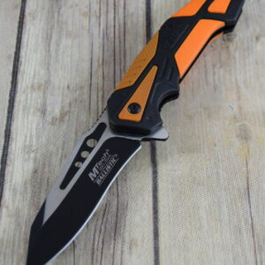 8.25″ MTECH SPRING ASSISTED TACTICAL RESCUE KNIFE WITH POCKET CLIP