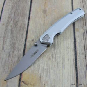 KERSHAW EPISTLE LINERLOCK FOLDING KNIFE RAZOR SHARP BLADE WITH POCKET CLIP