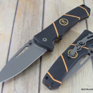 8 INCH BROWNING LONG HAUL LINER-LOCK FOLDING KNIFE WITH POCKET CLIP