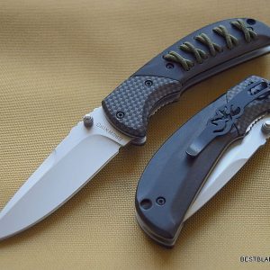BROWNING PARACORD HANDLE LINERLOCK FOLDING KNIFE WITH POCKET CLIP