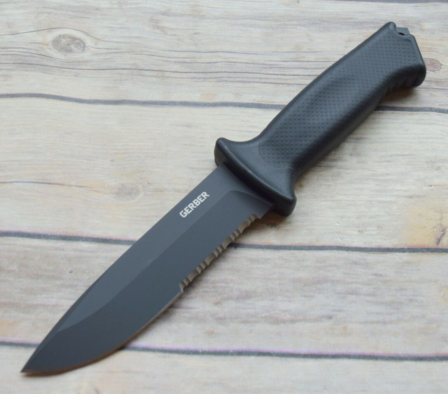 GERBER PRODIGY FIXED BLADE HUNTING KNIFE MADE IN USA FULL TANG WITH ...