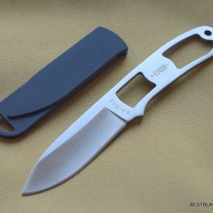 KA-BAR DOZIER SKELETON FIXED BLADE NECK KNIFE WITH HARD SHEATH
