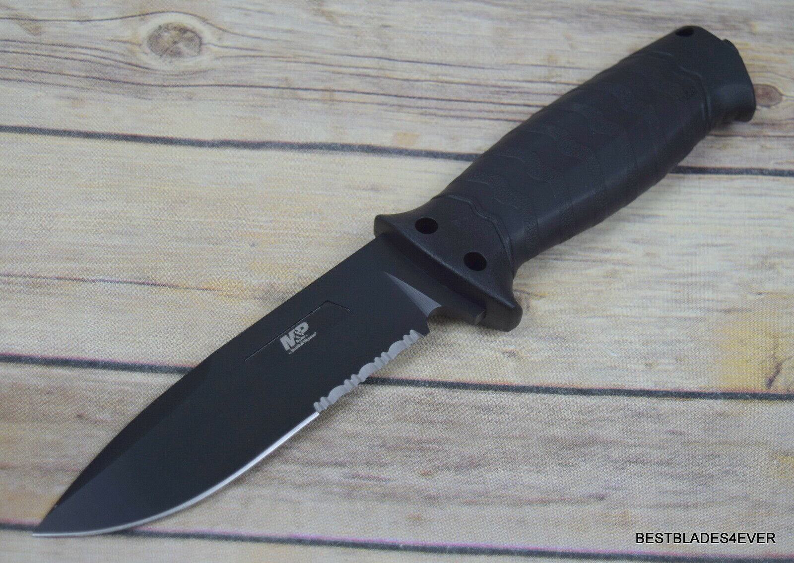 SMITH & WESSON MILITARY & POLICE HUNTING KNIFE WITH SWAP HANDLE ...