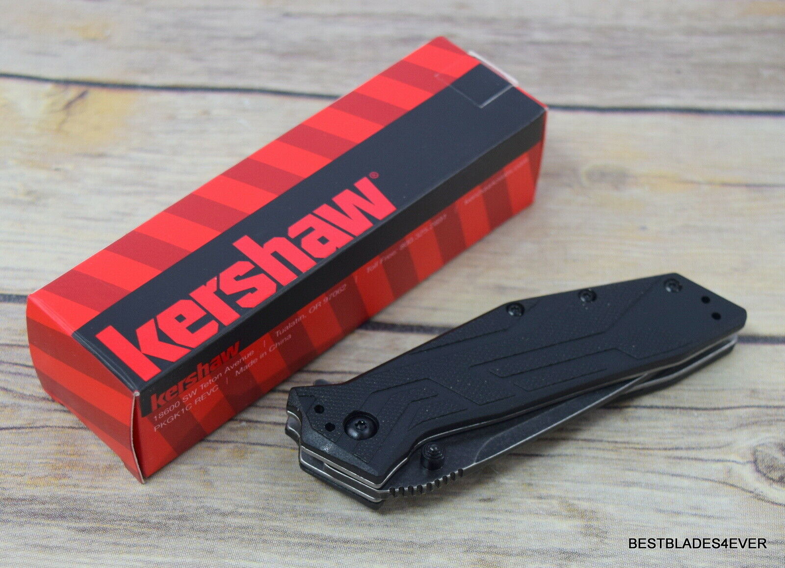 KERSHAW BRAWLER A/O SPRING ASSISTED KNIFE LINER-LOCK WITH POCKET CLIP ...