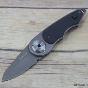 BROWNING EVEN MONEY DROP POINT FOLDING KNIFE WITH POCKET CLIP