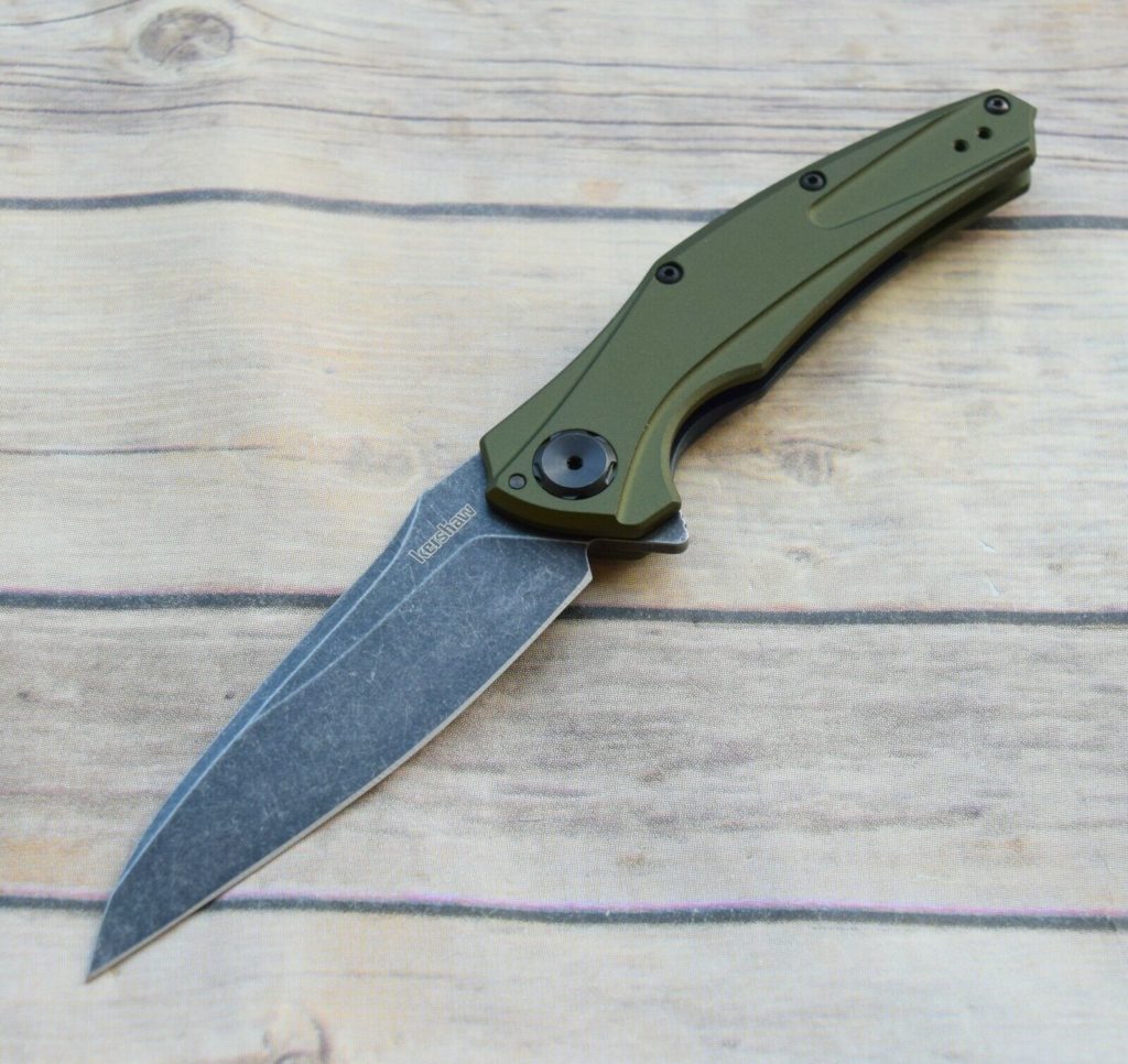 KERSHAW BAREKNUCKLE FRAME-LOCK KVT BALL BEARING KNIFE RAZOR SHARP MADE ...