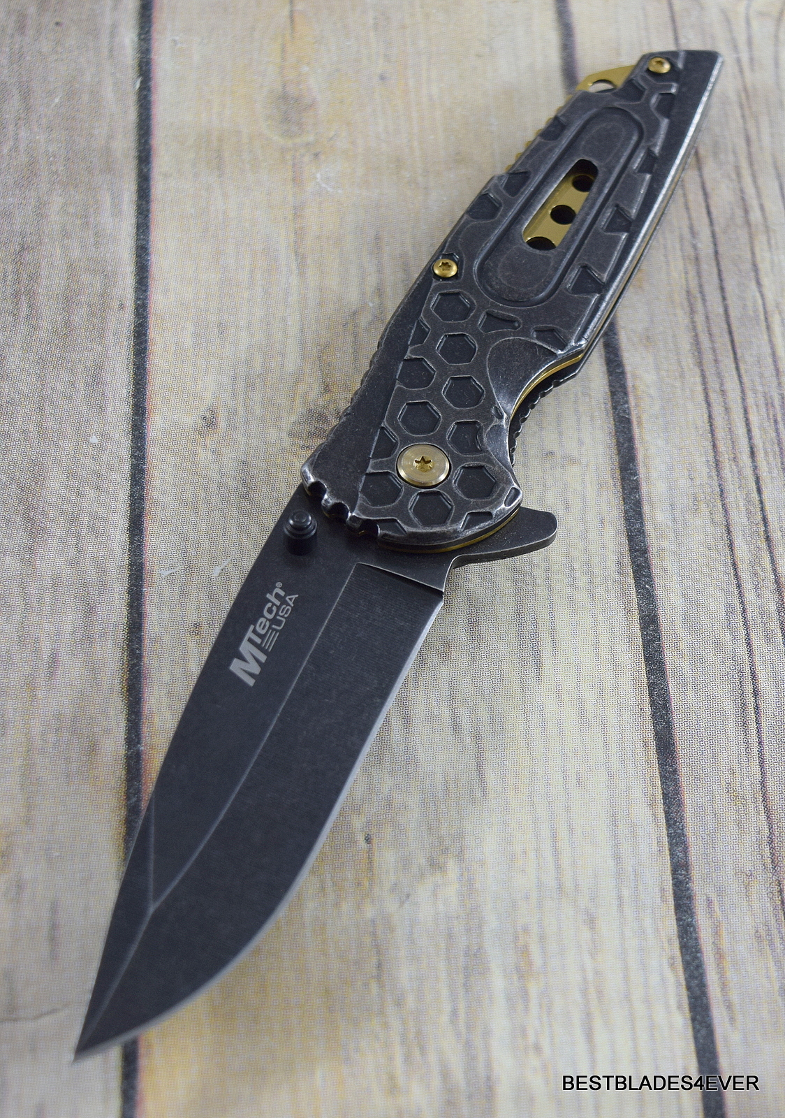 8.25" MTECH SPRING ASSISTED POCKET KNIFE WITH POCKET CLIP RAZOR SHARP BLADE
