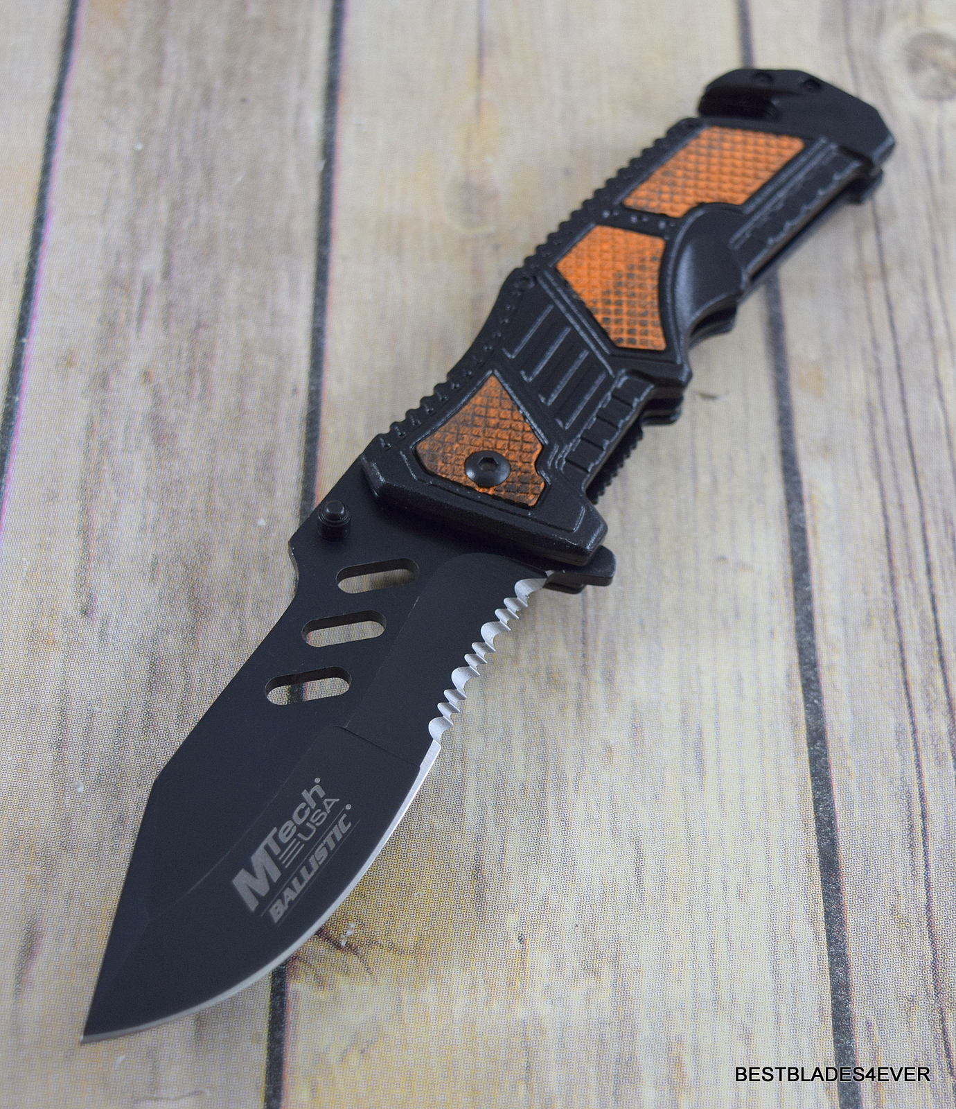 8.5" MTECH SPRING ASSISTED RESCUE POCKET KNIFE WITH POCKET CLIP