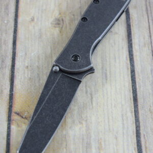 KERSHAW RANDOM LEEK ASSISTED OPEN KNIFE REVERSE TANTO BLADE MADE IN USA