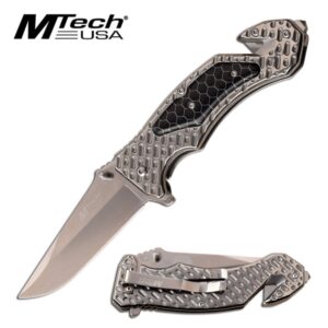 8″ MTECH SPRING ASSISTED TACTICAL RESCUE KNIFE RAZOR SHARP BLADE WITH POCKET CLIP