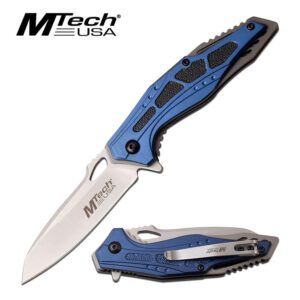 7.75″ MTECH TACTICAL SPRING ASSISTED KNIFE RAZOR SHARP BLADE WITH POCKET CLIP
