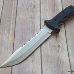 12.5″ ELK RIDGE FIXED BLADE FULL TANG HUNTING KNIFE SHEATH RAZOR SHARP BLADE