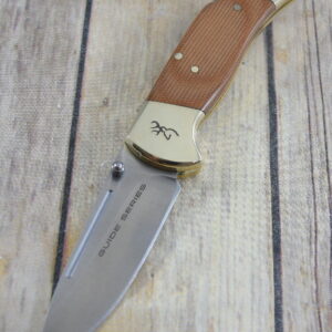 BROWNING GUIDE SERIES 0453 LOCKBACK FOLDING KNIFE RAZOR SHARP BLADE MADE IN USA