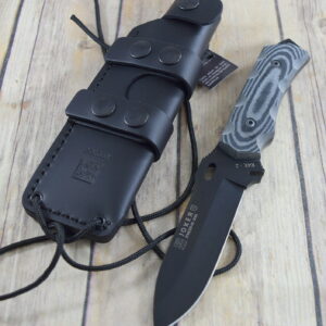 JOKER TACTICAL FIXED BLADE HUNTING KNIFE LEATHER SHEATH MADE IN SPAIN RAZOR SHARP