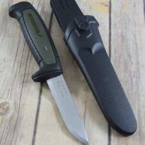 MORA BASIC 511 BLACK/GREEN FIXED BLADE CAMPING KNIFE SWEDEN MADE RAZOR SHARP